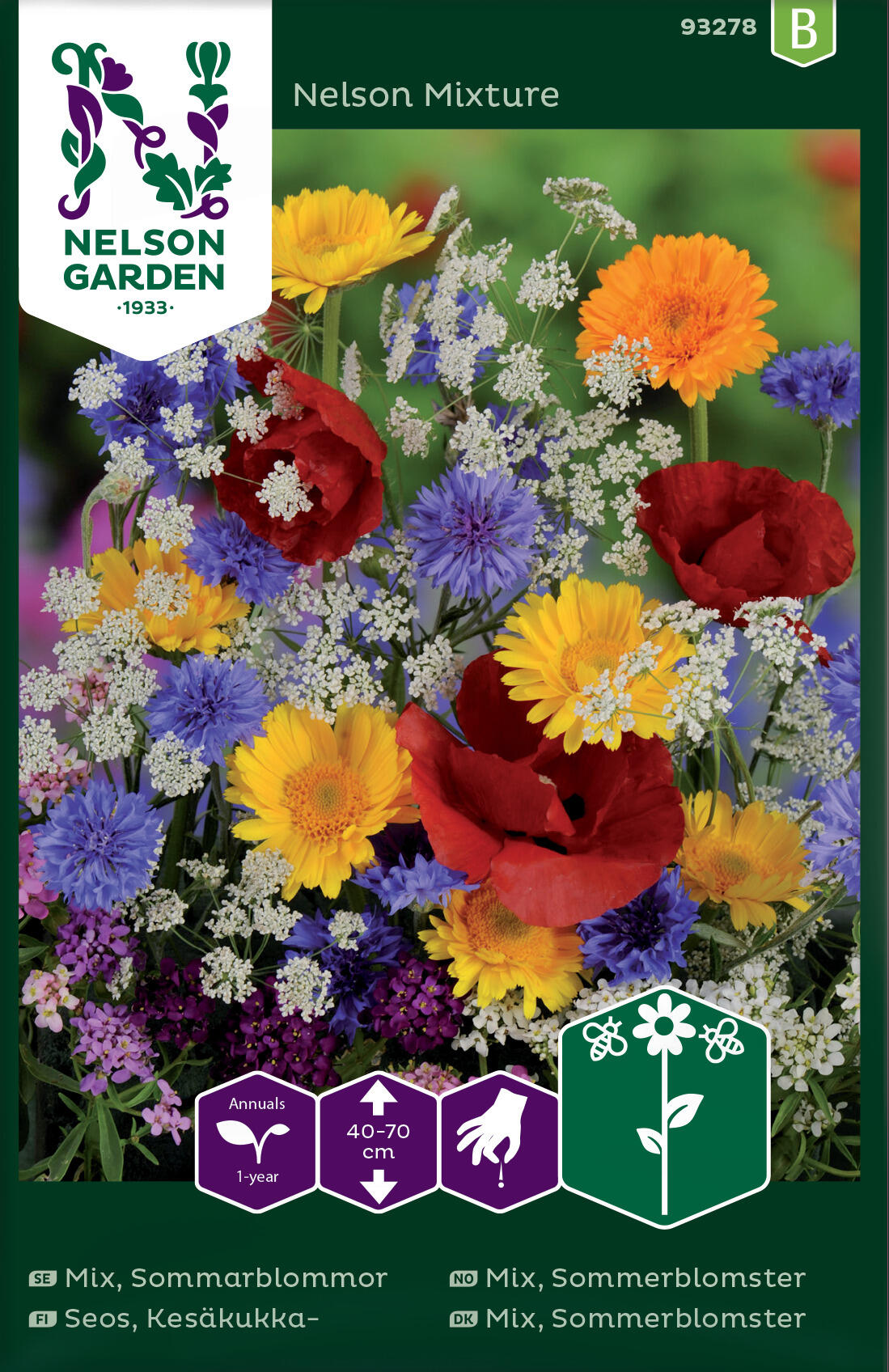 Mix, Sommarblommor Nelson Mixture